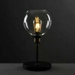 MINISUN Sheridan Table Lamp With Clear Glass Shade - No Bulb -MINISUN Shop 23356983 2