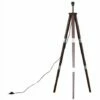 MINISUN Willow Tripod Floor Lamp Base - Dark Wood 1 MINISUN Willow Tripod Floor Lamp Base - Dark Wood -MINISUN Shop 23357047 1