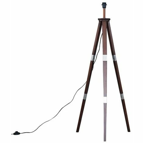 MINISUN Willow Tripod Floor Lamp Base - Dark Wood MINISUN Willow Tripod Floor Lamp Base - Dark Wood -MINISUN Shop 23357047 1