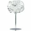 MINISUN Hudson Intertwined Table Lamp In Chrome & Clear - No Bulb -MINISUN Shop 24402483 1