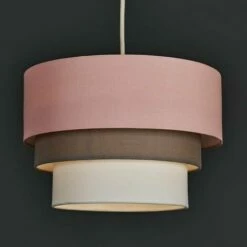 MINISUN 3 Tiered Pink Pyramid Pendant Shade -MINISUN Shop 30155267 2