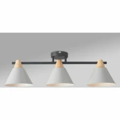 MINISUN 3 Way Metal Ceiling Light Fitting + 4W LED Bulb - No Bulbs -MINISUN Shop 34360619 2