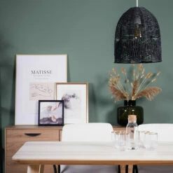 MINISUN Rattan Birdcage Ceiling Light Shade + LED 4W Filament Bulb - -MINISUN Shop 35407860 3