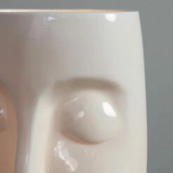 MINISUN Ceramic Face Design Table Lamp + 4W LED Candle Bulb - No Bulb -MINISUN Shop 36861033 3