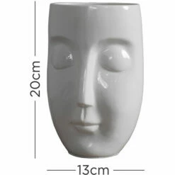 MINISUN Ceramic Face Design Table Lamp + 4W LED Candle Bulb - No Bulb -MINISUN Shop 36861033 4