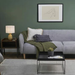 MINISUN Contemporary Pineapple Design Table Lamp In A Gold Effect Finish With A White Cylinder Shade - Complete With A 4w LED Bulb 3000K Warm White -MINISUN Shop 38437045 3