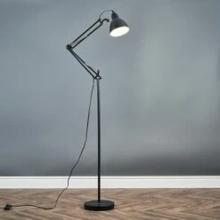 MINISUN Noya Adjustable Reading Floor Lamp - Black - No Bulb 3 MINISUN Noya Adjustable Reading Floor Lamp - Black - No Bulb -MINISUN Shop 38439707 2