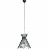 MINISUN Matt Black Ceiling Light Fitting + Metal Tapered Shade - No Bulb -MINISUN Shop 39437445 1