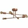 MINISUN 6 Way Copper Metal Ceiling Light Fitting - No Bulbs -MINISUN Shop 39768057 1