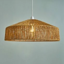 MINISUN Natural Woven Easy Fit Ceiling Pendant Shade - No Bulb 3 MINISUN Natural Woven Easy Fit Ceiling Pendant Shade - No Bulb -MINISUN Shop 39867005 2