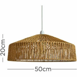 MINISUN Natural Woven Easy Fit Ceiling Pendant Shade - No Bulb 5 MINISUN Natural Woven Easy Fit Ceiling Pendant Shade - No Bulb -MINISUN Shop 39867005 4