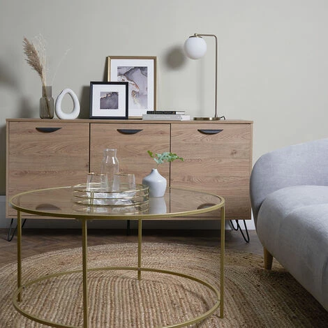 MINISUN Matt Gold Table Lamp with Glass Globe Shade - No Bulbs MINISUN Matt Gold Table Lamp With Glass Globe Shade - No Bulbs -MINISUN Shop 40309625 3