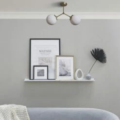 MINISUN 2 Way Metal Ceiling Light Fitting + Glass Globe Shades - Gold -MINISUN Shop 41438353 3