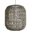 MINISUN Grey Natural Rope Ceiling Pendant Light Shade + LED GLS Bulb -MINISUN Shop 41443583 1
