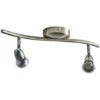 MINISUN Brushed Chrome 2 Way Ceiling Light Fitting - -MINISUN Shop 41666625 1