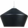 MINISUN Matt Black Easy Fit Ceiling Light Shade - No Bulb -MINISUN Shop 41988738 1