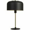 MINISUN Matt Black Table Lamp With Domed Shade - No Bulb -MINISUN Shop 41990905 1