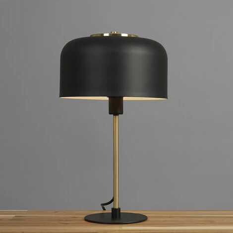 MINISUN Matt Black Table Lamp with Domed Shade - No Bulb MINISUN Matt Black Table Lamp With Domed Shade - No Bulb -MINISUN Shop 41990905 2