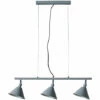 MINISUN Modern 3 Way Ceiling Light Fitting - Grey & Chrome -MINISUN Shop 42329599 1
