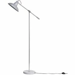 MINISUN Floor Lamp Adjustable Civic Industrial Light - Grey