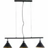 MINISUN Modern 3 Way Ceiling Light Fitting + 3x 4W LED Bulbs - Black & Gold -MINISUN Shop 45380354 1