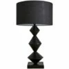 MINISUN Black Distressed Table Lamp Light + Reni Drum Shade - Black - No Bulb 2 MINISUN Black Distressed Table Lamp Light + Reni Drum Shade - Black - No Bulb -MINISUN Shop 45978375 1