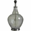 MINISUN Grey & Clear Glass Table Lamp Base -MINISUN Shop 46174530 1