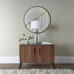 MINISUN Grey & Clear Glass Table Lamp Base - -MINISUN Shop 46174532 3