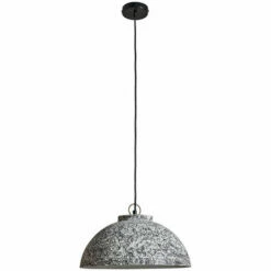 MINISUN Domed Metal Pendant Ceiling Light Fitting - No Bulb