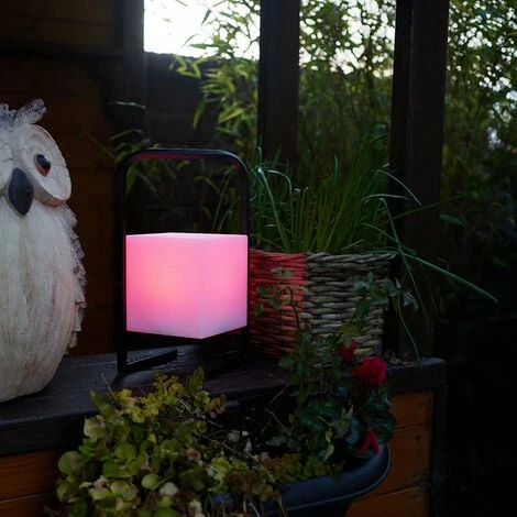 MINISUN Modern Colour Changing Battery Operated Cube Table Lamp - MINISUN Modern Colour Changing Battery Operated Cube Table Lamp - -MINISUN Shop 46739951 3