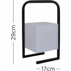 MINISUN Modern Colour Changing Battery Operated Cube Table Lamp - 5 MINISUN Modern Colour Changing Battery Operated Cube Table Lamp - -MINISUN Shop 46739951 4