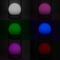 MINISUN Modern Colour Changing Battery Operated Globe Table Lamp - -MINISUN Shop 46739956 2