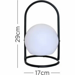 MINISUN Modern Colour Changing Battery Operated Globe Table Lamp - -MINISUN Shop 46739956 4