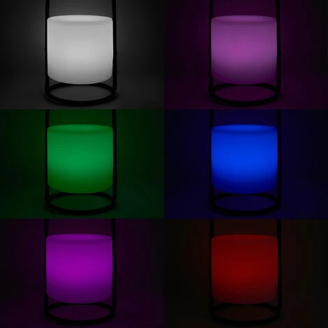 MINISUN Modern Colour Changing Battery Operated Cylinder Table Lamp - MINISUN Modern Colour Changing Battery Operated Cylinder Table Lamp - -MINISUN Shop 46739957 2