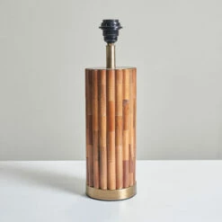 MINISUN Natural Bamboo Table Lamp With Brass Base - 0 3 MINISUN Natural Bamboo Table Lamp With Brass Base - 0 -MINISUN Shop 47506647 2