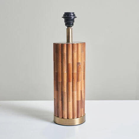 MINISUN Natural Bamboo Table Lamp with Brass Base - 0 MINISUN Natural Bamboo Table Lamp With Brass Base - 0 -MINISUN Shop 47506647 2
