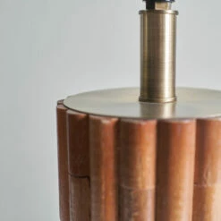 MINISUN Natural Bamboo Table Lamp With Brass Base - 0 4 MINISUN Natural Bamboo Table Lamp With Brass Base - 0 -MINISUN Shop 47506647 3