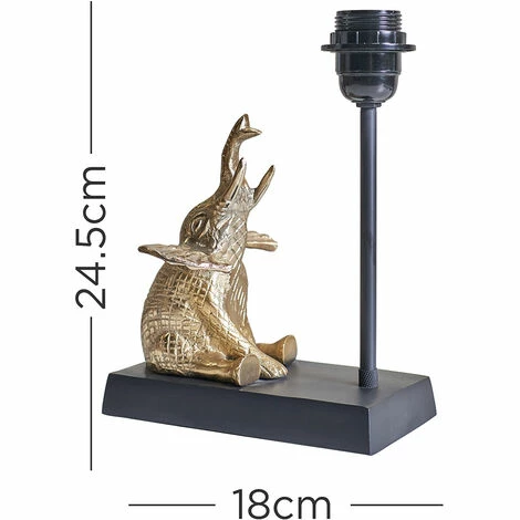 MINISUN Brass & Black Elephant Table Lamp Base - 0 MINISUN Brass & Black Elephant Table Lamp Base - 0 -MINISUN Shop 47506648 4
