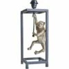 MINISUN Black Cube Table Lamp Base Antique Brass Hanging Monkey Light - 0 1 MINISUN Black Cube Table Lamp Base Antique Brass Hanging Monkey Light - 0 -MINISUN Shop 47524434 1