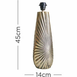 MINISUN Antique Brass Vase Table Lamp Base - 0 -MINISUN Shop 47524440 4