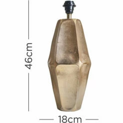 MINISUN Gold Oval Table Lamp Base - 0 -MINISUN Shop 47524442 4