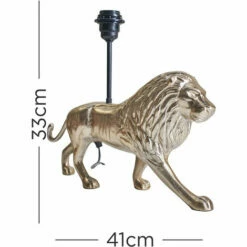 MINISUN Brass Lion Design Table Lamp Base - 0 -MINISUN Shop 47524443 4
