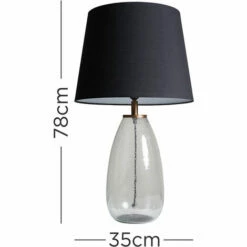 MINISUN Lustre Green Glass Table Lamp Base - No Bulb -MINISUN Shop 49239905 4