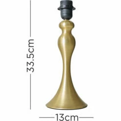 MINISUN Traditional Spindle Design Table Lamp Base - Gold -MINISUN Shop 50339138 4