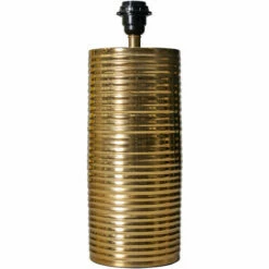 MINISUN Modern Gold Metal Combed Table Lamp Base
