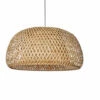 MINISUN Rattan Domed Light Shade With LED 10W GLS Bulb - -MINISUN Shop 50986905 1