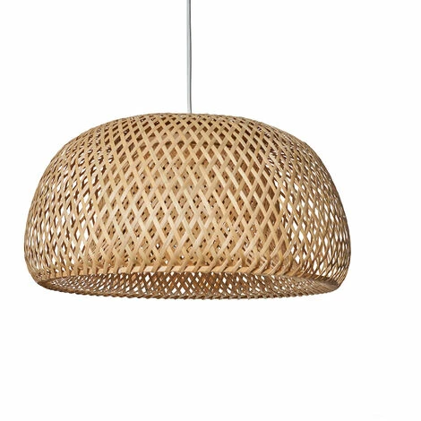 MINISUN Rattan Domed Light Shade with LED 10W GLS Bulb - MINISUN Rattan Domed Light Shade With LED 10W GLS Bulb - -MINISUN Shop 50986905 1