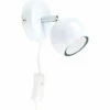 MINISUN Mini Retro Single White Plug In Spotlight -MINISUN Shop 50986944 1