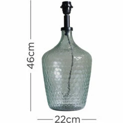 MINISUN Lustre Green Glass Table Lamp Base - -MINISUN Shop 50986949 4