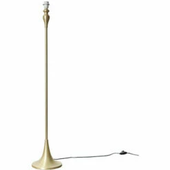 MINISUN Traditional Spindle Design Floor Lamp Base - Gold / Brushed Chrome